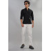 Men Slim fit Cotton Formal Shirt (Black)