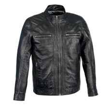Milwaukee Leather Men's Sheepskin Moto Leather Jacket With Zipper Front (Black, 2X-Large), 1 Pack