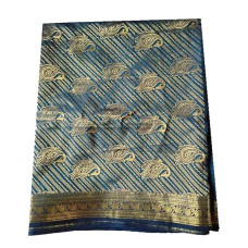 SIDH FASHION for Women's Pure Kanjivaram with Zari work Silk Saree alongwith Unstitched Blouse (Multi-Coloured_SFT-1) N00046