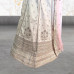 Women's Designer Cotton Silk Beige Lehenga Choli Embellished with Golden Metal Zari Work and Light Pink Dupatta Set
