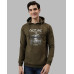 ADRO Hoodies for Men | Printed Hoodie for Men | Cotton Hoodie | Mens Hoodies | Sweatshirt for Men | Hooded Hoodie (Olive)