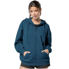 FUNKY MONKEY - Women's Cute Hoodies Teen Girl Winter Jacket Sweatshirts Casual Drawstring Clothes Zip Up Hoodie with Pocket (TURQUOISE)