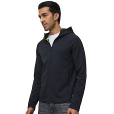 XYXX Men Hooded Sweatshirt |Material: Polyester (Pitch Black)